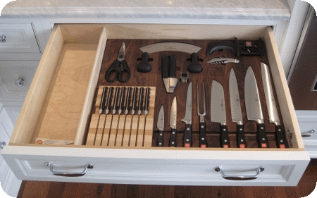 Medallion Cabinetry - Drawer Organizer with Cutlery Divider Insert